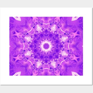 Violet Flame Mandala Posters and Art